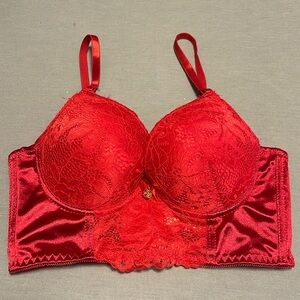 Red lingerie top